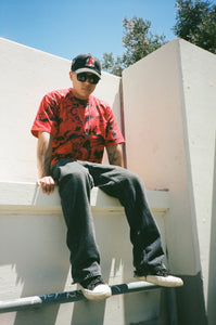 Ghost-Hunter AOP Red T-shirt