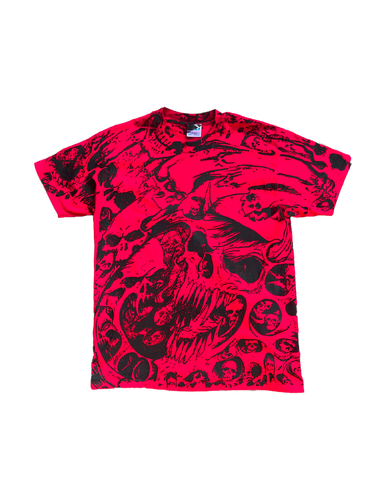 Ghost-Hunter AOP Red T-shirt